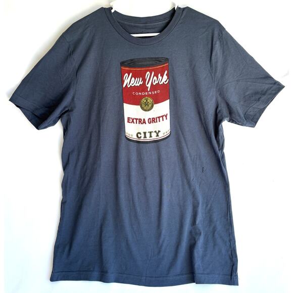 PASTE T-Shirt New York Extra Gritty Campbell Soup Can Jason Laurits Size Large - Picture 1 of 4